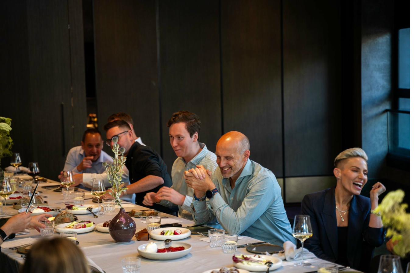 Robert Bryant at an executive dinner