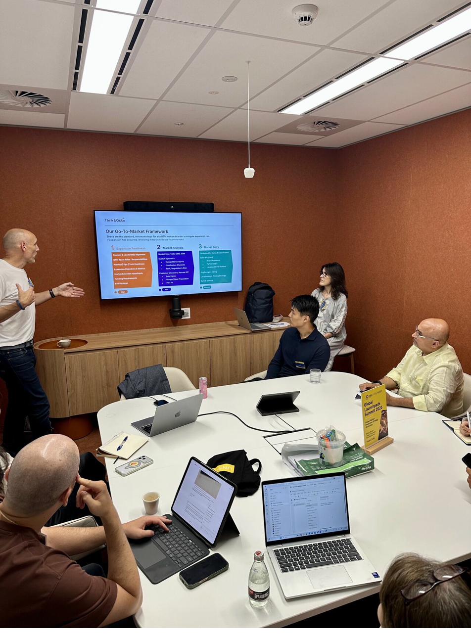 Robert Bryant facilitating a GTM workshop